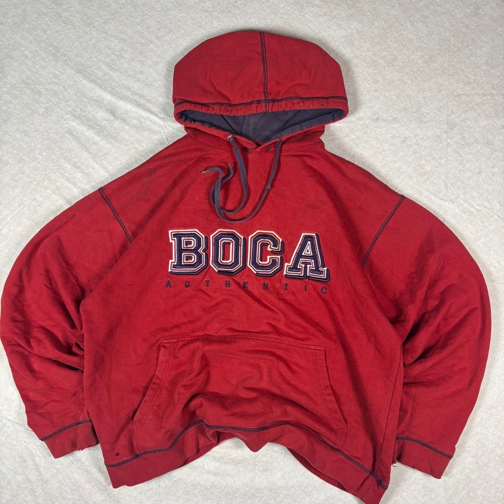Red BOCA Authentic Graphic Hoodie - XL